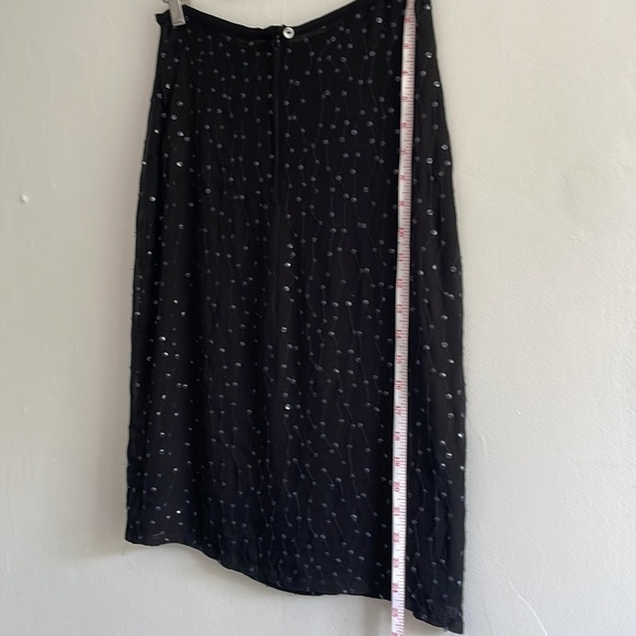 FRENCH CONNECTION black sequin pencil skirt size S - Picture 5 of 8